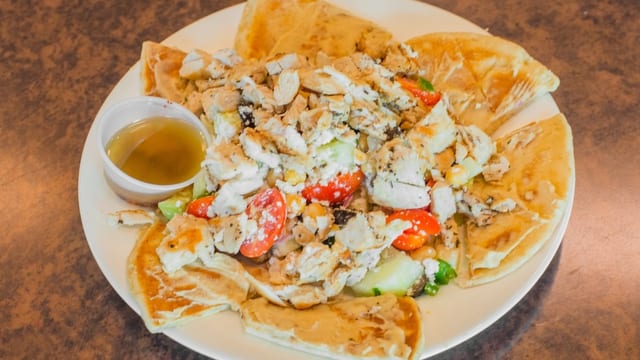 Napitas (Greek Nachos).