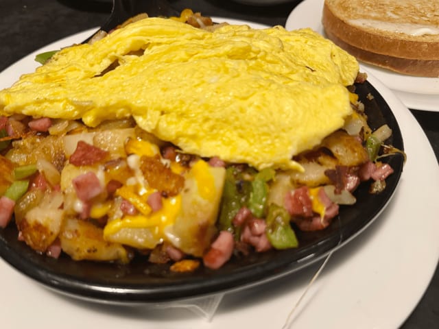 Meat skillet.