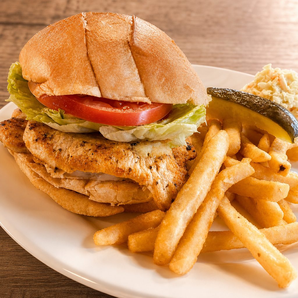 Grilled or Crispy Chicken Sandwich.