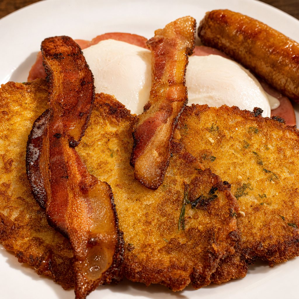 4. Egg, Meat Sampler & Griddle.