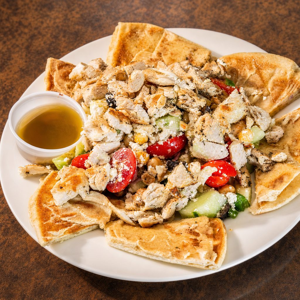 Napitas (Greek Nachos).